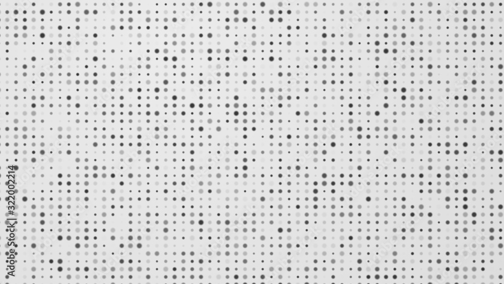 Dot white black pattern gradient texture background. Abstract technology big data digital concept. 3d rendering. Dot white black pattern gradient texture background. Abstract technology big data digital concept. 3d rendering.
