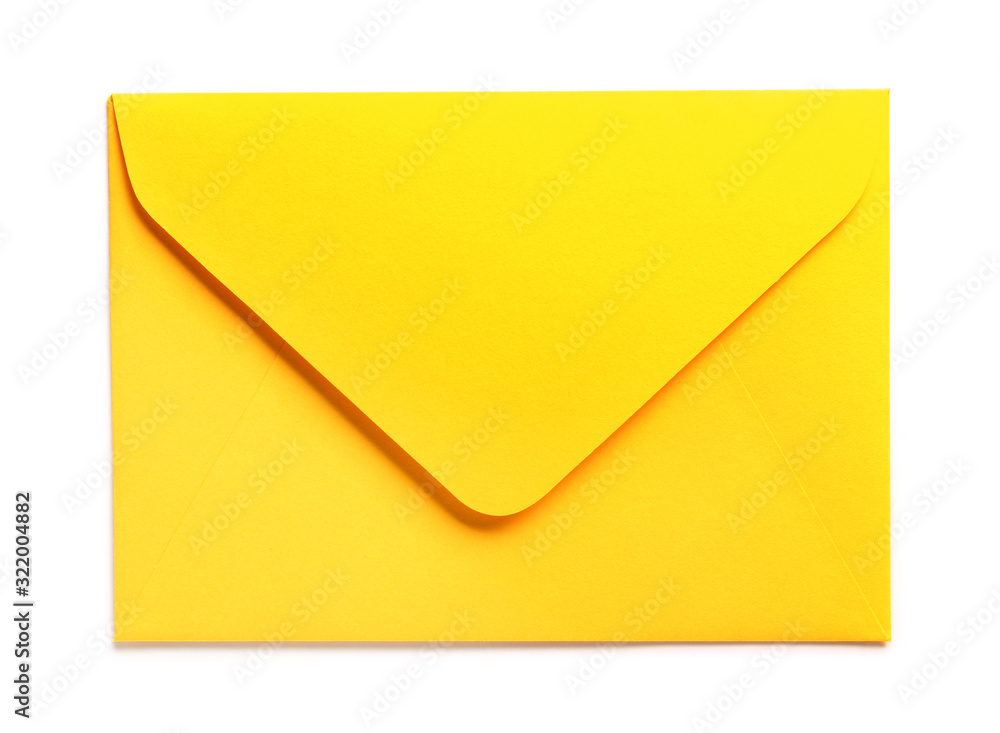 Paper envelope on white background Paper envelope on white background
