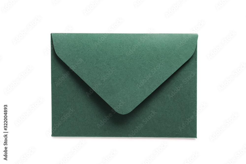 Paper envelope on white background Paper envelope on white background