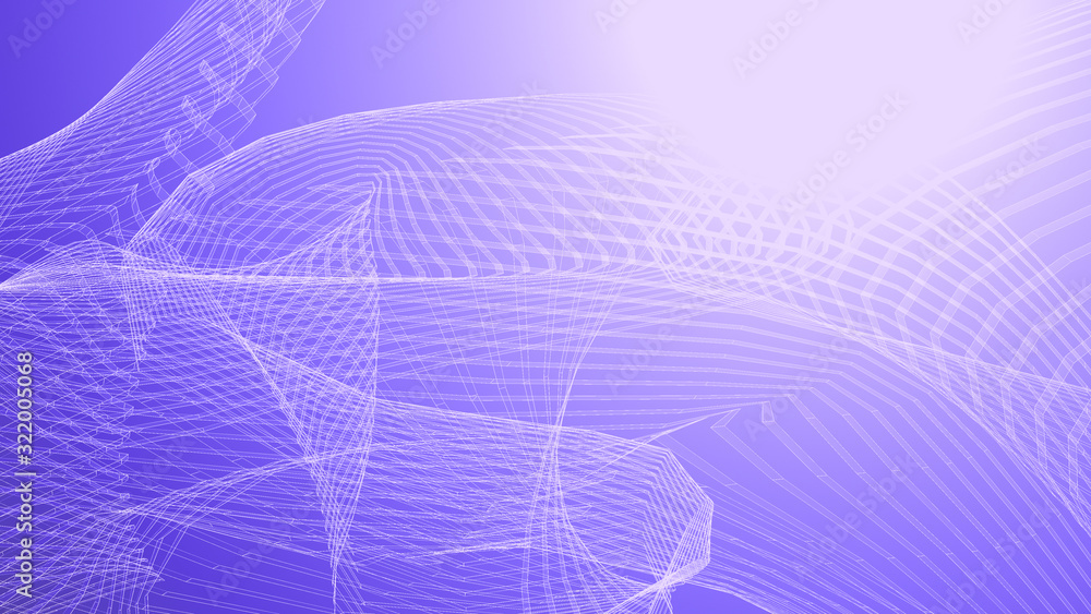 Dot purple wave light screen gradient texture background. Abstract technology big data digital background. 3d rendering. Dot purple wave light screen gradient texture background. Abstract technology big data digital background. 3d rendering.