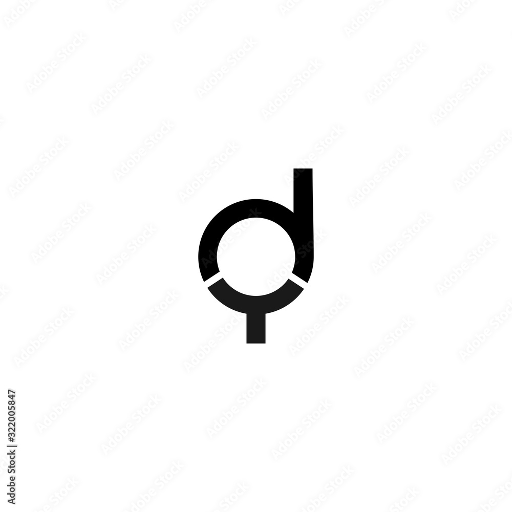DY YD Letter Logo Design Template DY YD Letter Logo Design Template