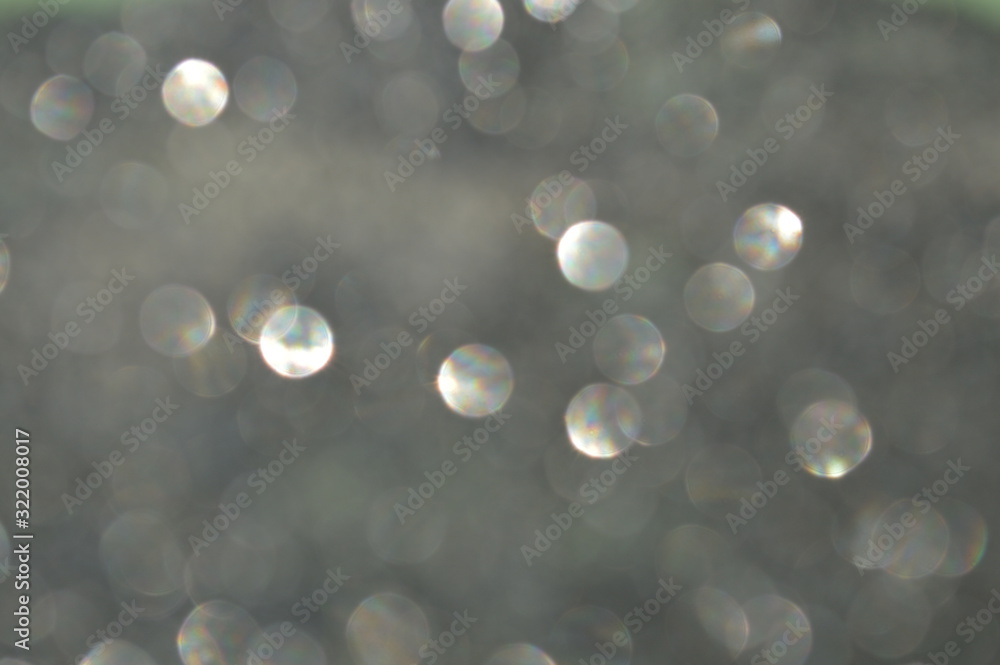 Bokeh of bright glittering sheet with shining sunlight Bokeh of bright glittering sheet with shining sunlight