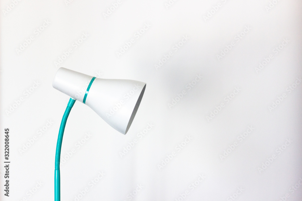 Close-up lamp table on white background Close-up lamp table on white background