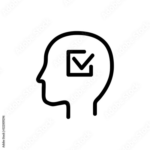 the quiz question answer to the icon vector. Thin line sign. Isolated contour symbol illustration