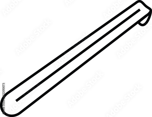 shoehorn icon, vector illustration