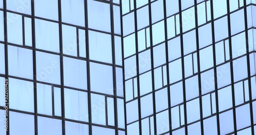 Wallpaper Mural Close up footage of a modern building, the shot is moving from the bottom to the top Torontodigital.ca