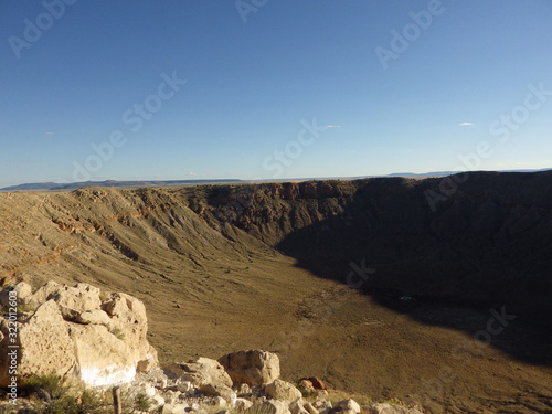 Crater in Desert