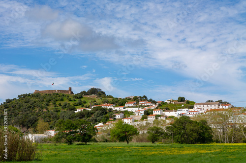 The small town Aljezur in the Algarve, Portugal.