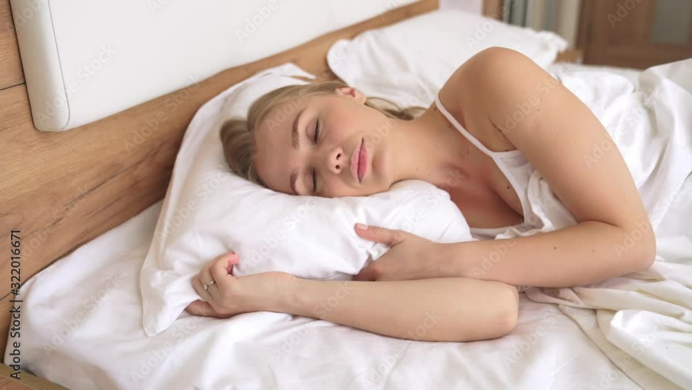 Young beautiful blonde sleeping. Young beautiful blonde sleeping.