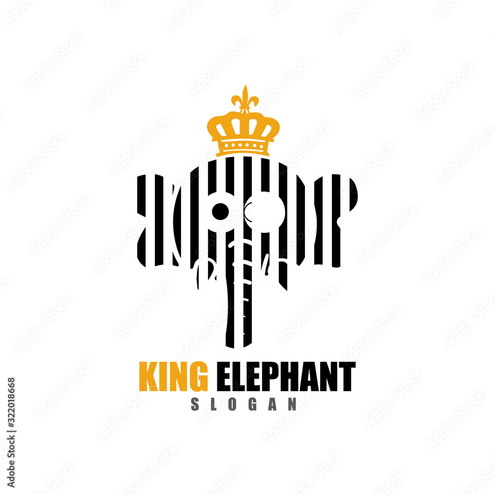 Elephant Logo Template Vector Illustration design Elephant Logo Template Vector Illustration design