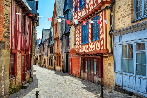 Obraz Vitre historical Old town, Brittany, France