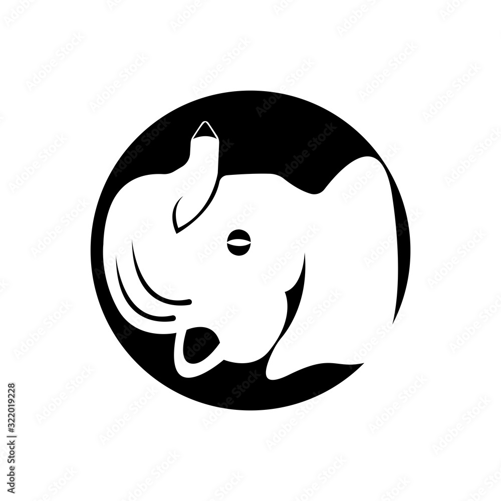 Elephant Logo Template Vector Illustration design Elephant Logo Template Vector Illustration design