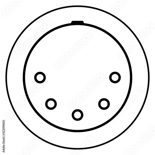 DIN connector