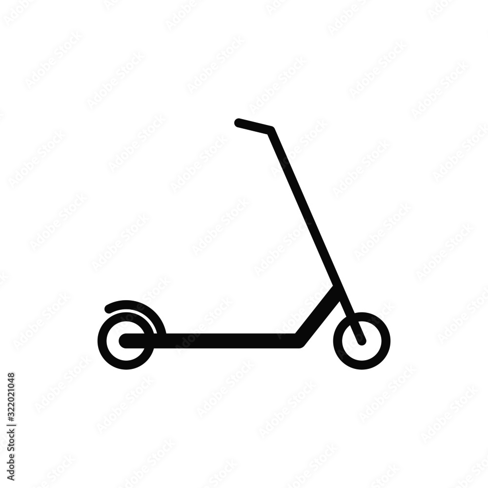 scooter vector illustrator icon scooter vector illustrator icon