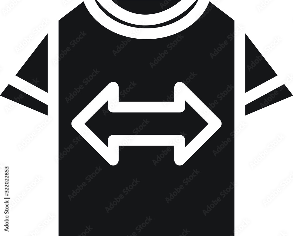 two side t-shirt icon, vector illustration two side t-shirt icon, vector illustration