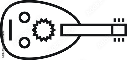 Oud icon - vector illustration.