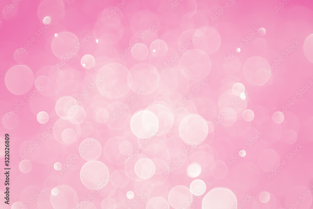 abstract bokeh light effect with pastel gradient pink background abstract bokeh light effect with pastel gradient pink background