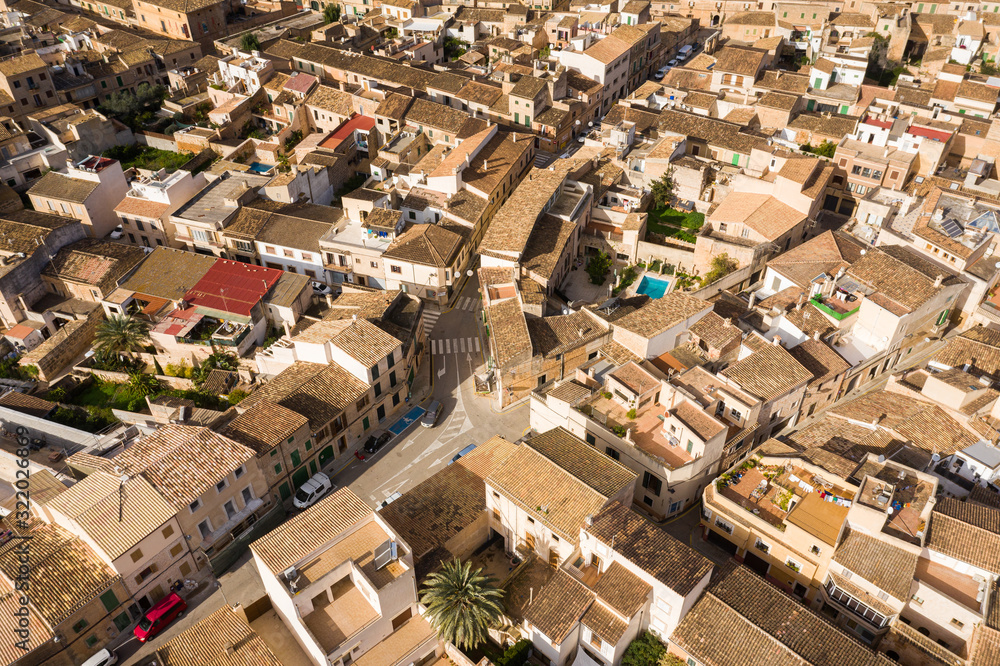 Old town of Santanyi in Mallorca, Spain