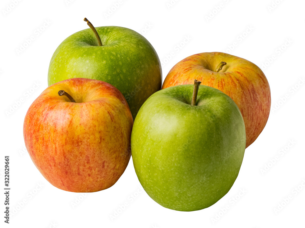 Isolated fresh apple on a white background Isolated fresh apple on a white background