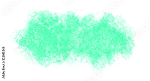 Green watercolor background for your design, watercolor background concept, vector.