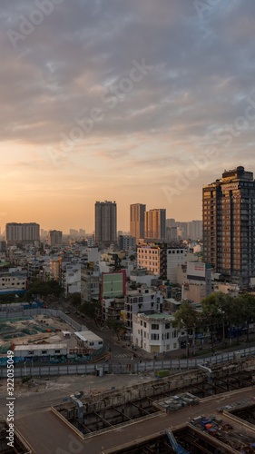 Cityscape of Ho Chi Minh City, Vietnam in the morning © hit1912