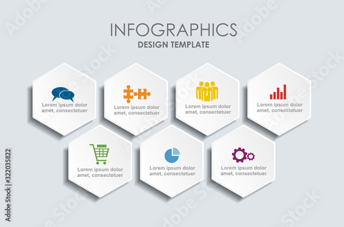 Infographic design template with place for your data. Vector illustration.