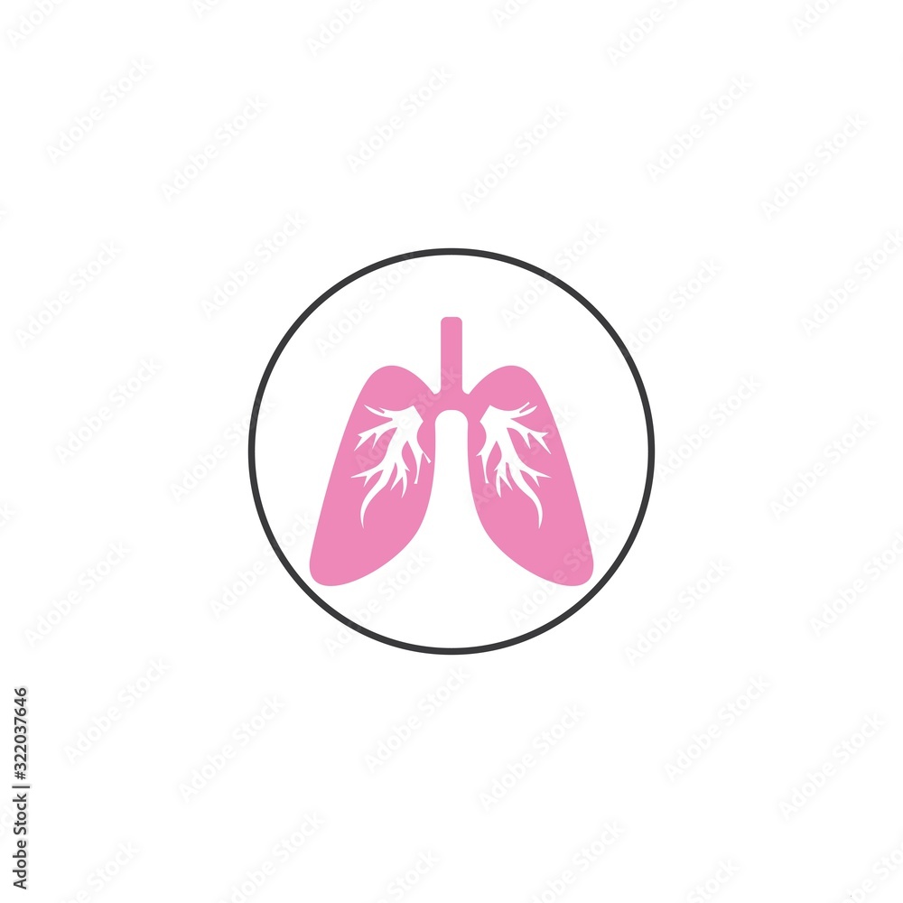 lungs icon vector illustration design lungs icon vector illustration design