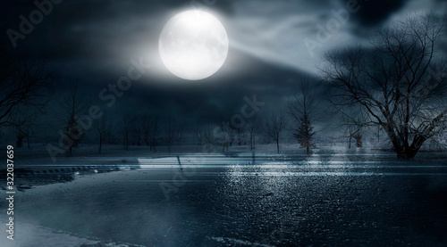 Dramatic nature background....