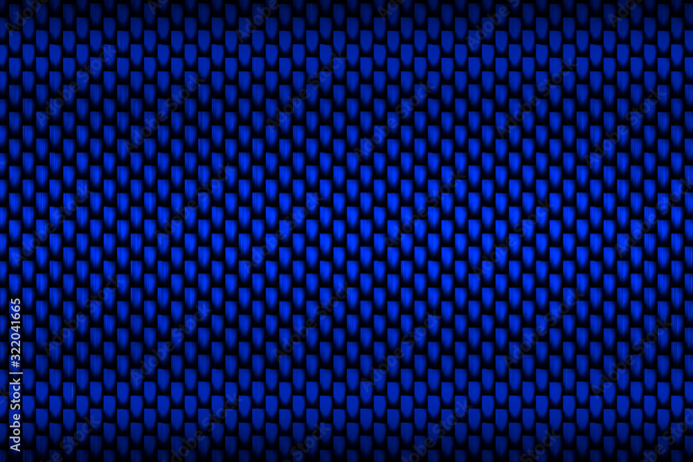 blue carbon fiber plate. dark metal background and texture. blue carbon fiber plate. dark metal background and texture.
