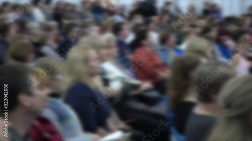 Wallpaper Mural A crowd of people during the conference. Defocused image. Torontodigital.ca