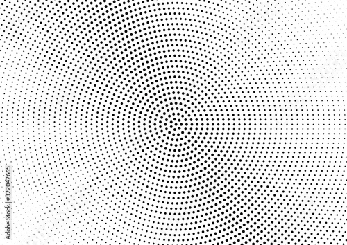 Abstract halftone dotted background. Futuristic grunge pattern  dot and circles.  Vector modern optical pop art texture for posters  sites  business cards  cover  postcards  labels  stickers layout.