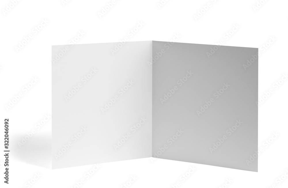 folded leaflet white blank paper template book folded leaflet white blank paper template book