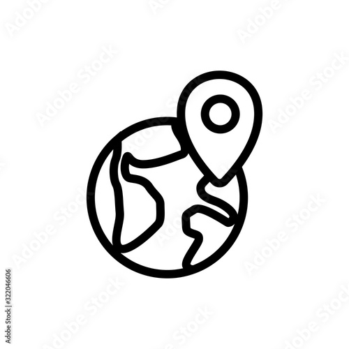 franchise business icon vector. Thin line sign. Isolated contour symbol illustration