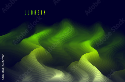 Abstract bio life form colorful fluid vector background, dimensional gradient shape element for design, flowing 3D wave, color dynamic motion layout.