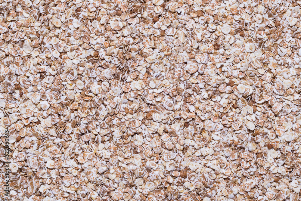 oat flakes close up, textured background oat flakes close up, textured background