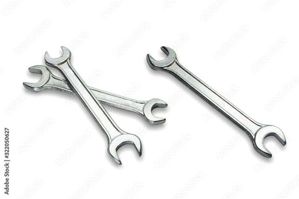 spanner on a white background,with clipping path spanner on a white background,with clipping path