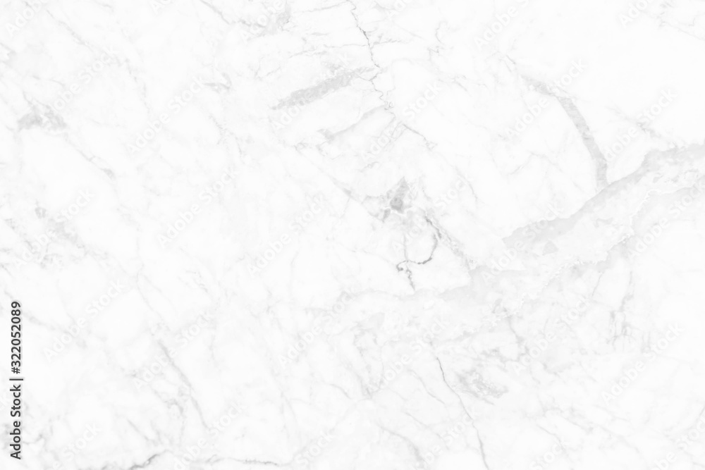 White marble texture with natural pattern for background or design art work