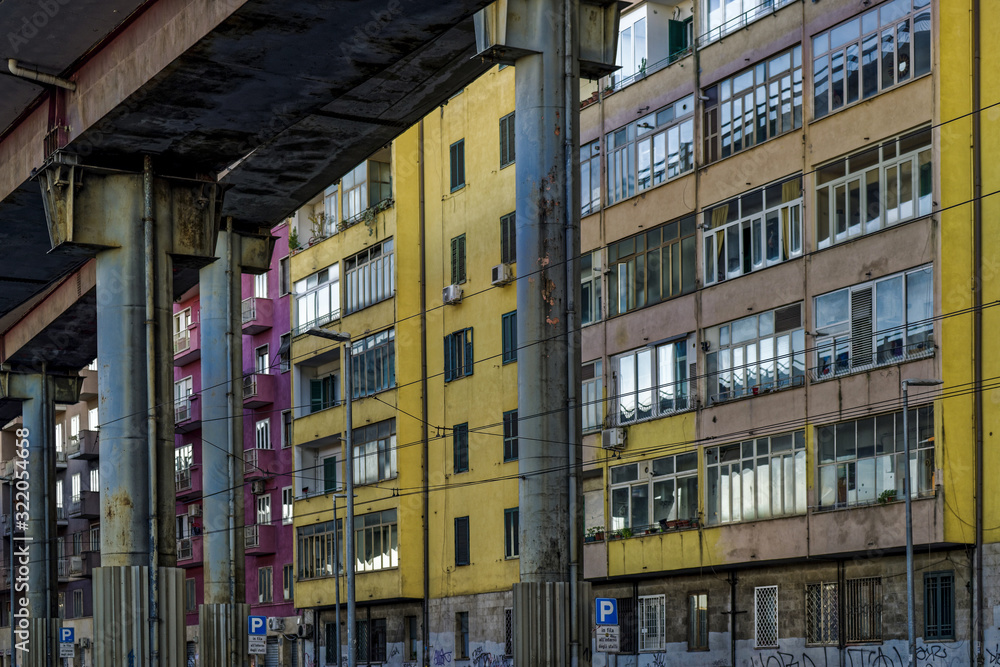 Paysage urbain haut-en-couleurs à Rome