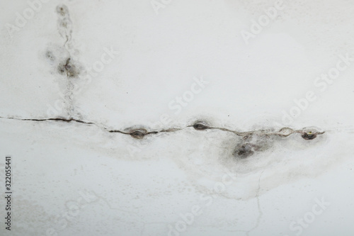 Obraz na płótnie infiltration and leaks in the ceiling