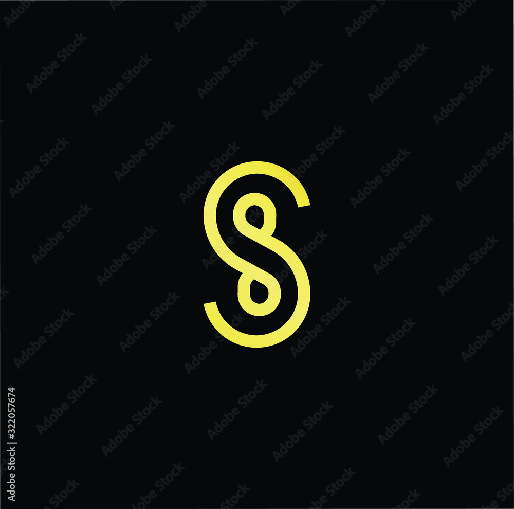 Outstanding professional elegant trendy awesome artistic black and gold color S SS initial based Alphabet icon logo. Outstanding professional elegant trendy awesome artistic black and gold color S SS initial based Alphabet icon logo.