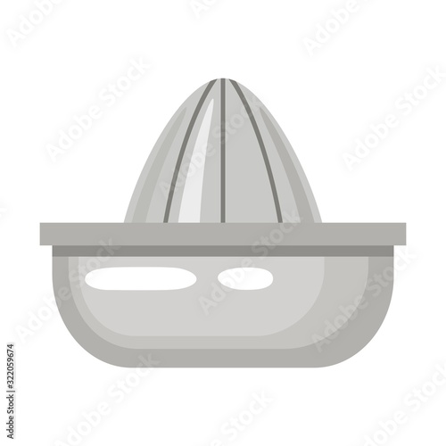 Lemon squeezer on white background, vector illustration