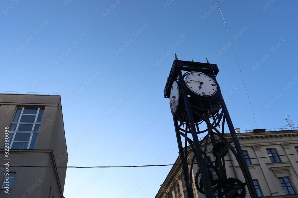 vintage city clocks at central square