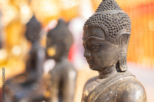 Buddha statue at Wat Phra That Doi Suthep in Chiang Mai, Thailand. © teerapon1979
