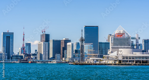 Canvas Print 東京 湾岸エリアから見た新橋、浜松町方面 ~ Tokyo Bayarea ~