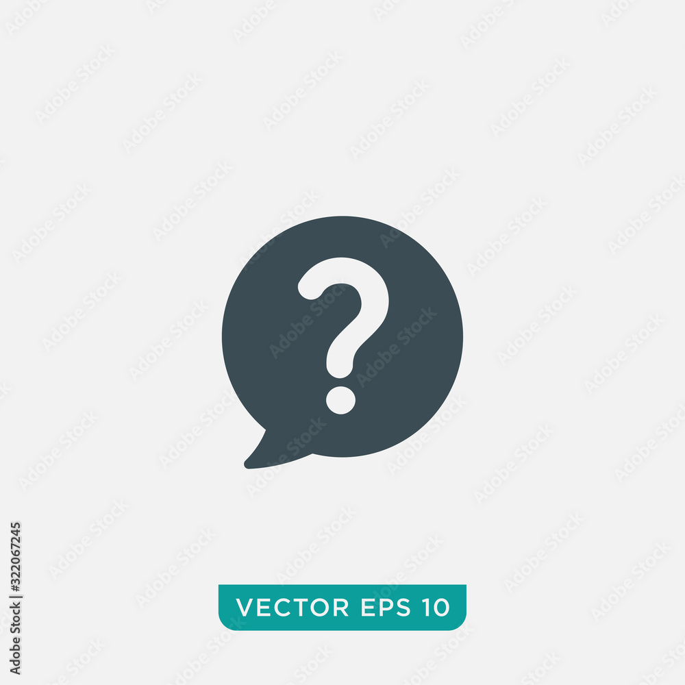 Question Icon Design, Vector EPS10 Question Icon Design, Vector EPS10