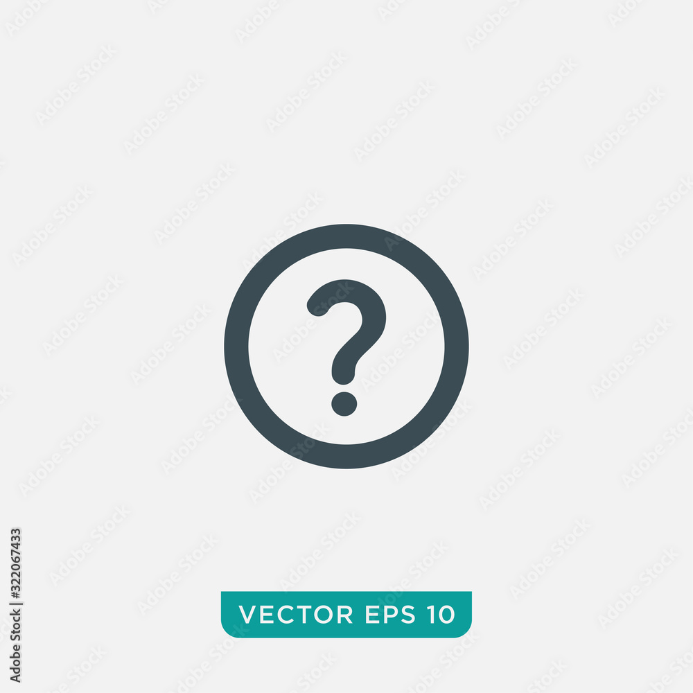 Question Icon Design, Vector EPS10 Question Icon Design, Vector EPS10