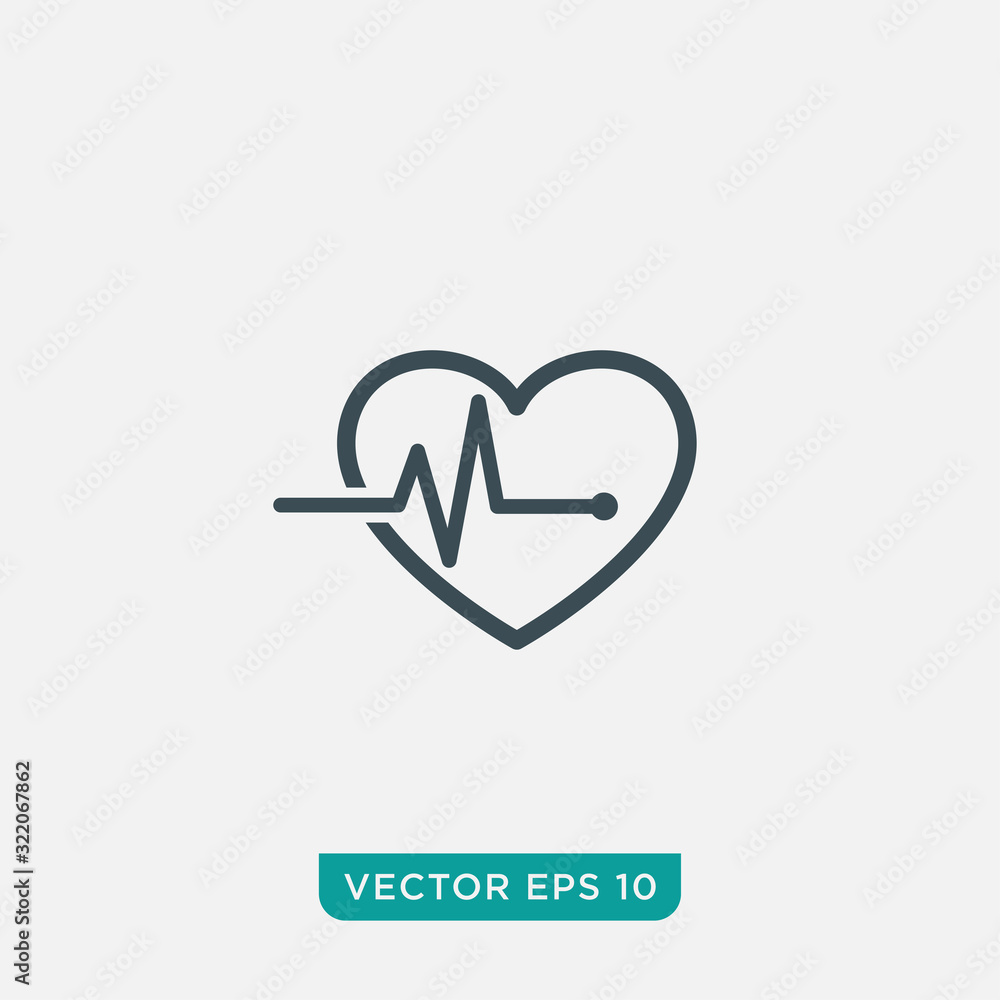 Pulse Icon Design, Vector EPS10 Pulse Icon Design, Vector EPS10