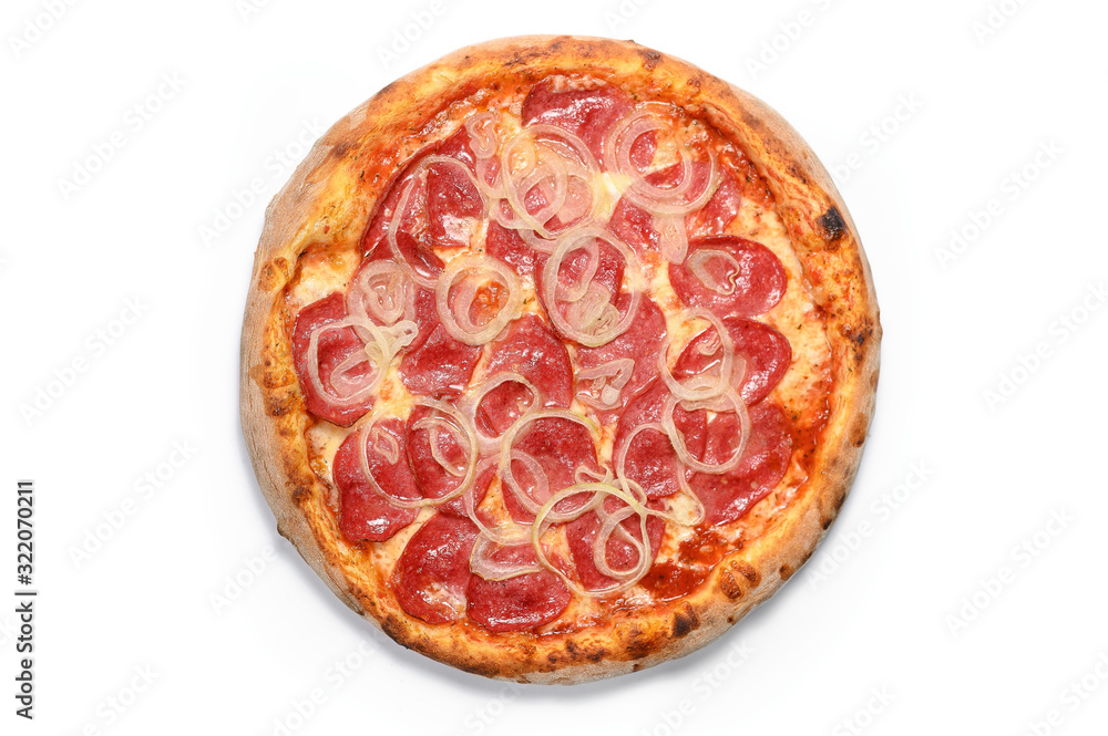 pizza with a variety of ingredients pizza with a variety of ingredients