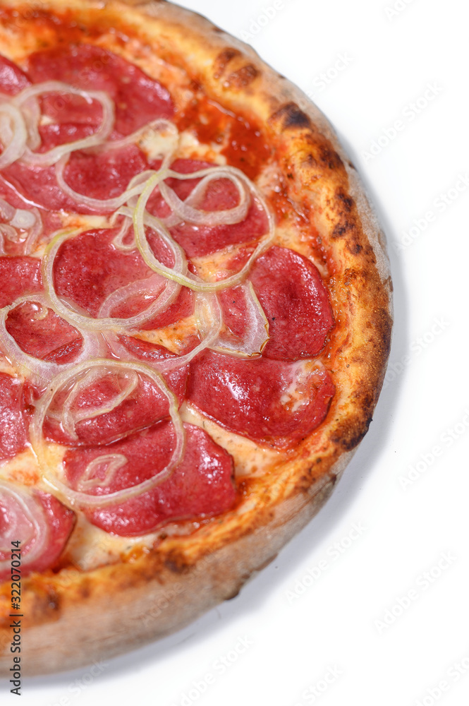 pizza with a variety of ingredients pizza with a variety of ingredients