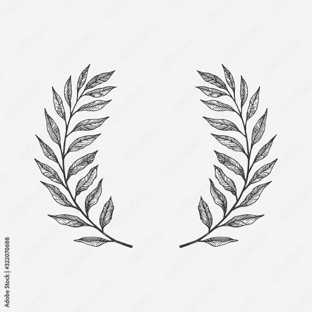 Hand drawn floral wreath. Vector background for cards and invitations, round frame Hand drawn floral wreath. Vector background for cards and invitations, round frame